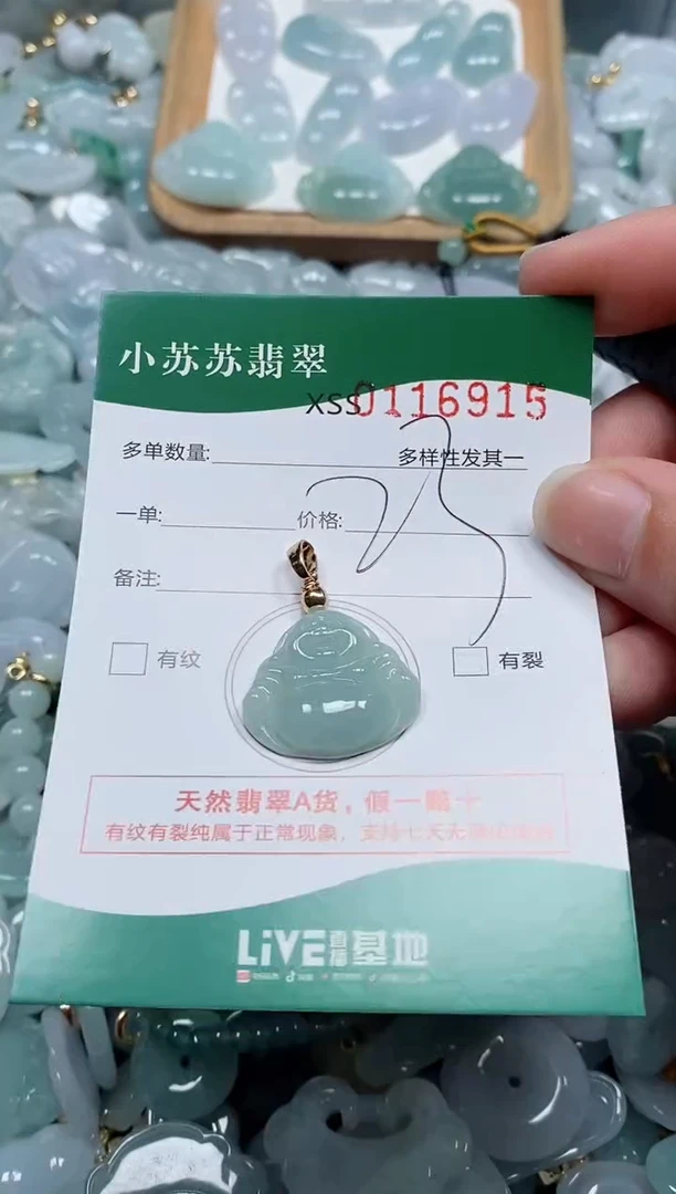【闪购商品】翡翠颈饰未镶嵌闪购商品0116915