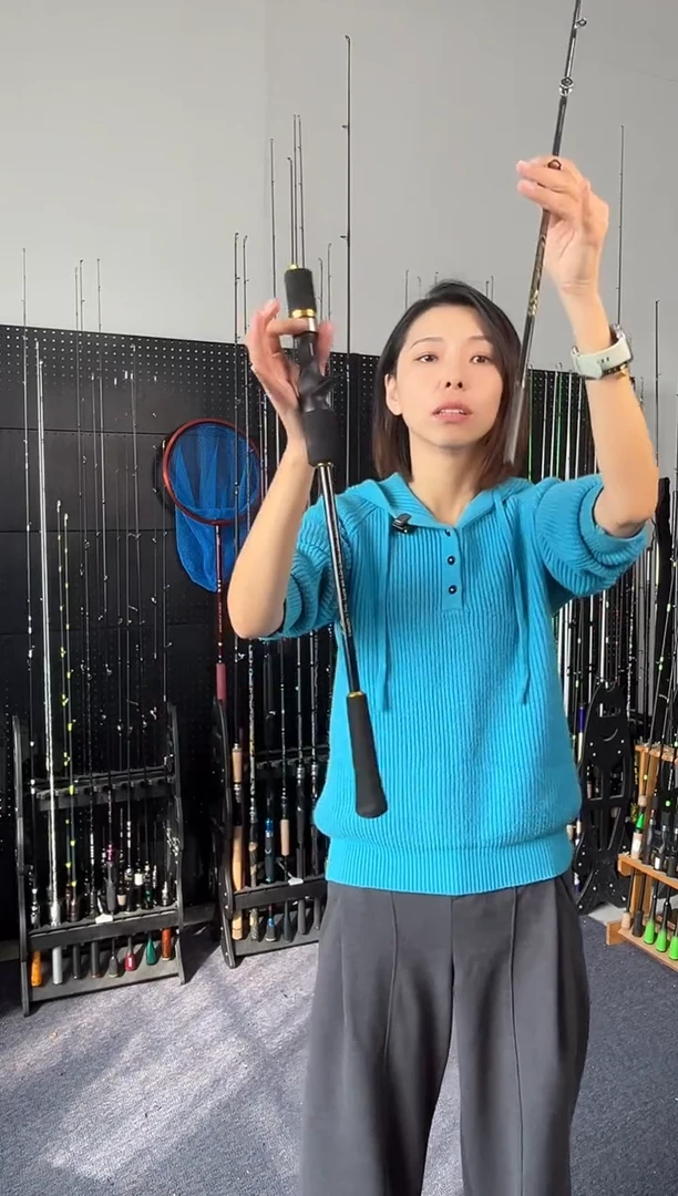 1.8m以下碳素鱿鱼杆1.7米枪柄（瑕疵尾货竿，没有售后，介意勿拍）