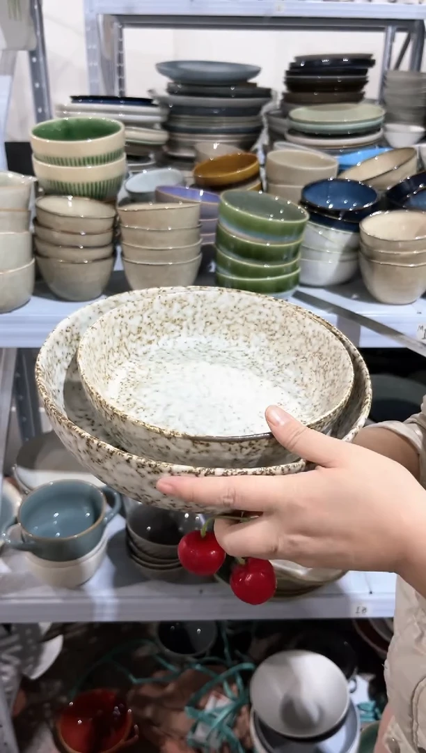 【闪购商品】瓷片外贸尾货瑕疵满20包邮X2 大中深盘