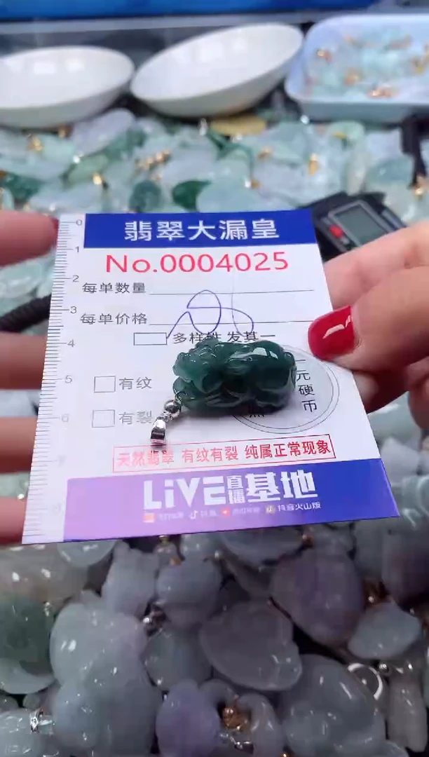 颈饰未镶嵌翡翠4025