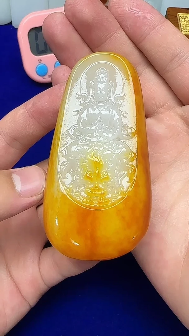 和田玉未镶嵌挂件1