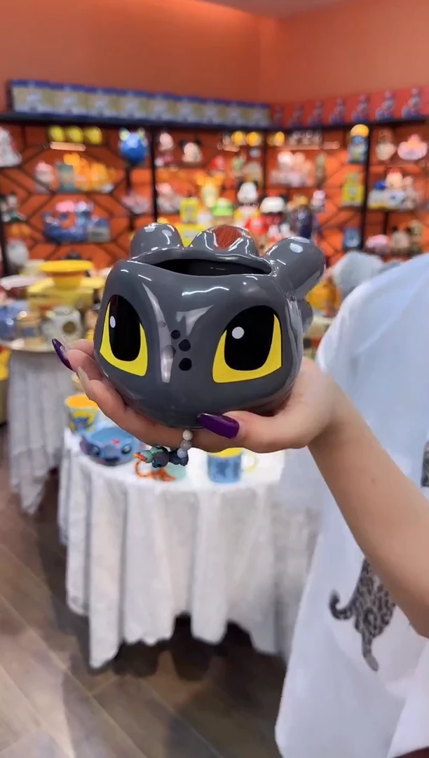 瓷片@@驯龙高手无牙仔陶瓷水杯