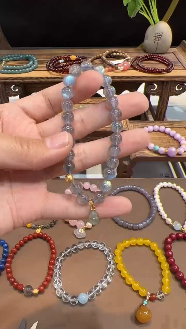 【闪购商品】长石手链未镶嵌@@手饰