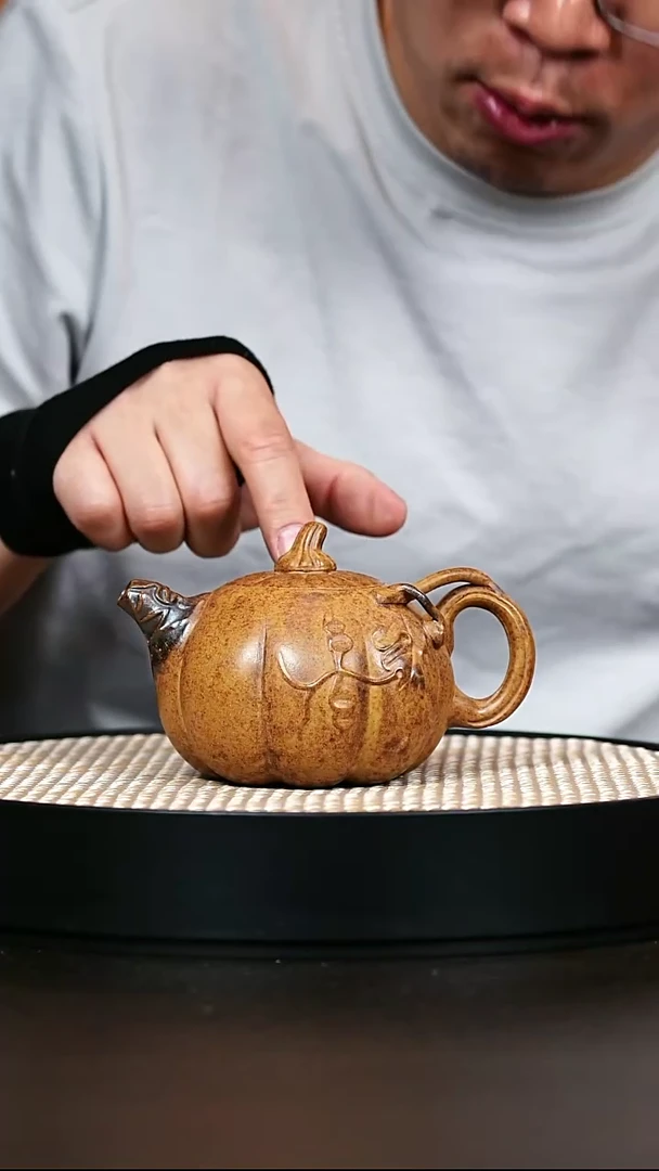 茶壶紫砂龙窑烧小南瓜