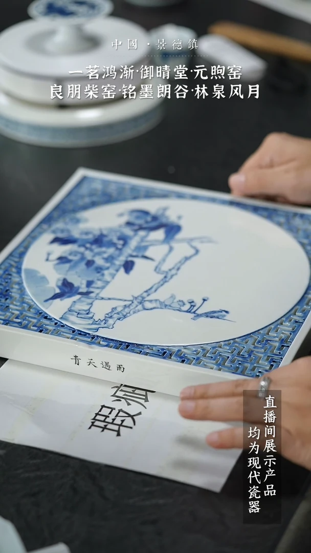 瓷片Y099家庭瓷器日用摆件瑕疵
