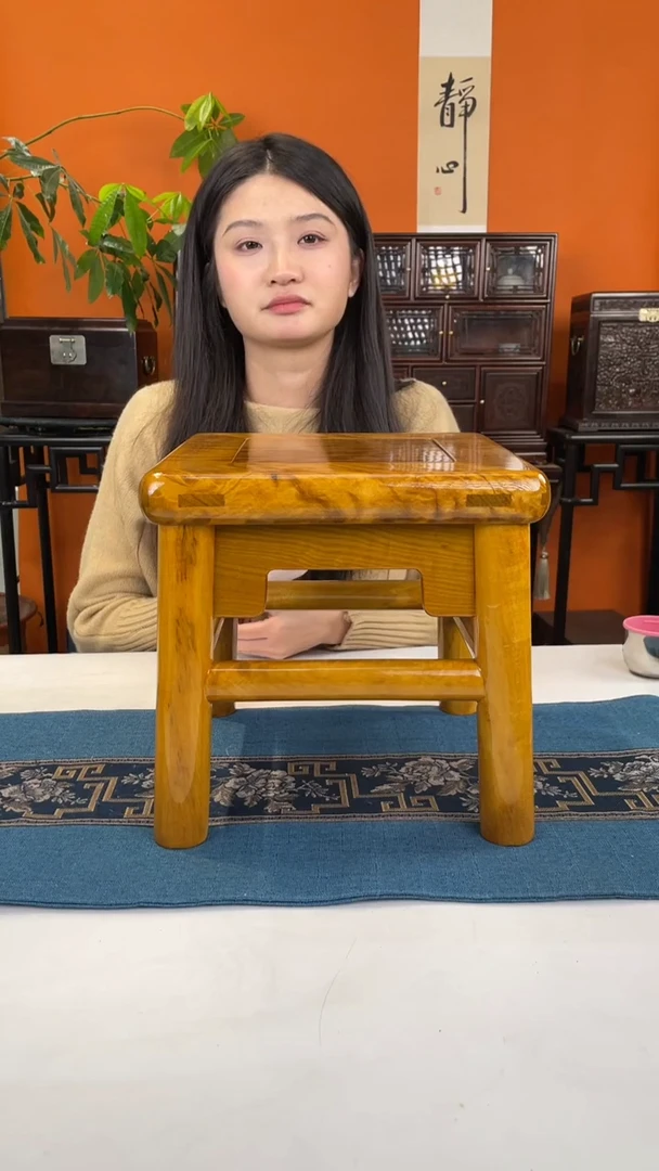 红酸枝木类端景台小*生富贵凳