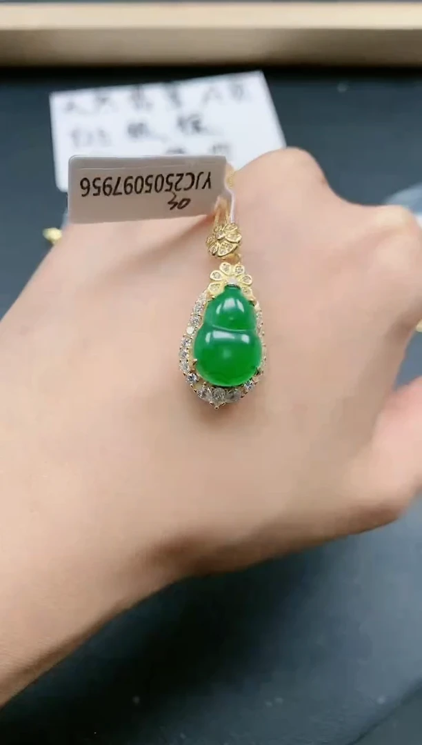 翡翠戒指银S925镶嵌11111