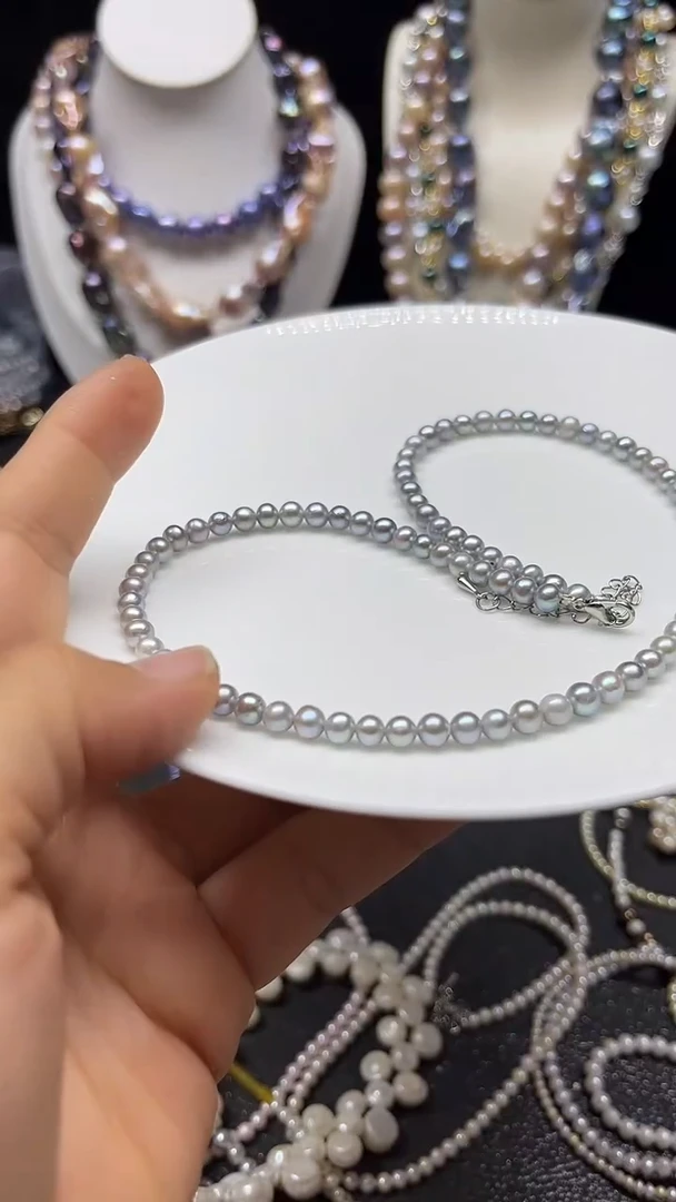 颈饰未镶嵌淡水珍珠多人