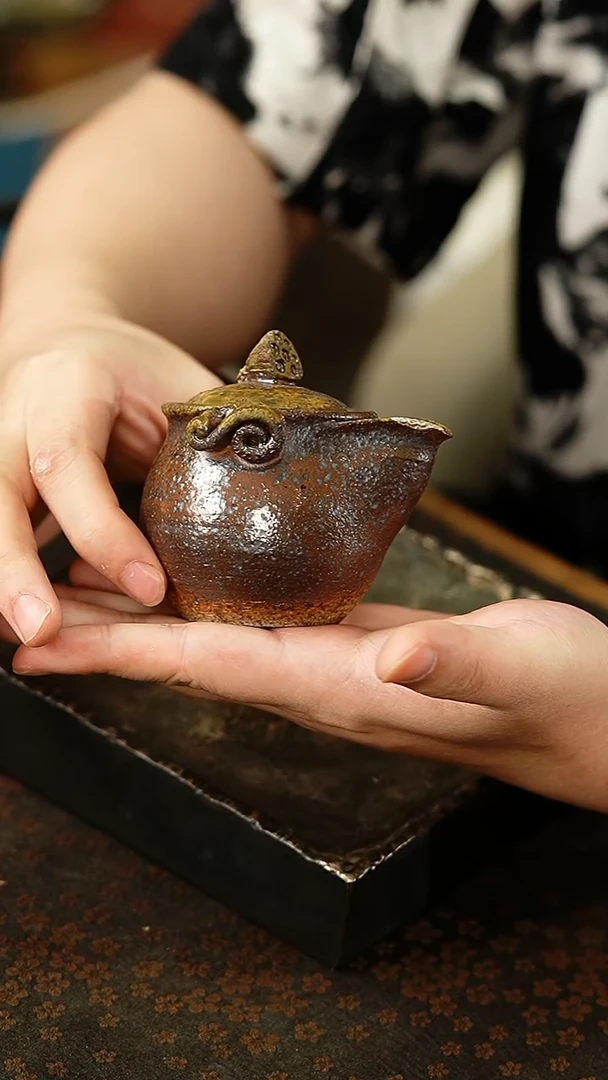 茶杯紫砂20号 包银 紫砂柴烧