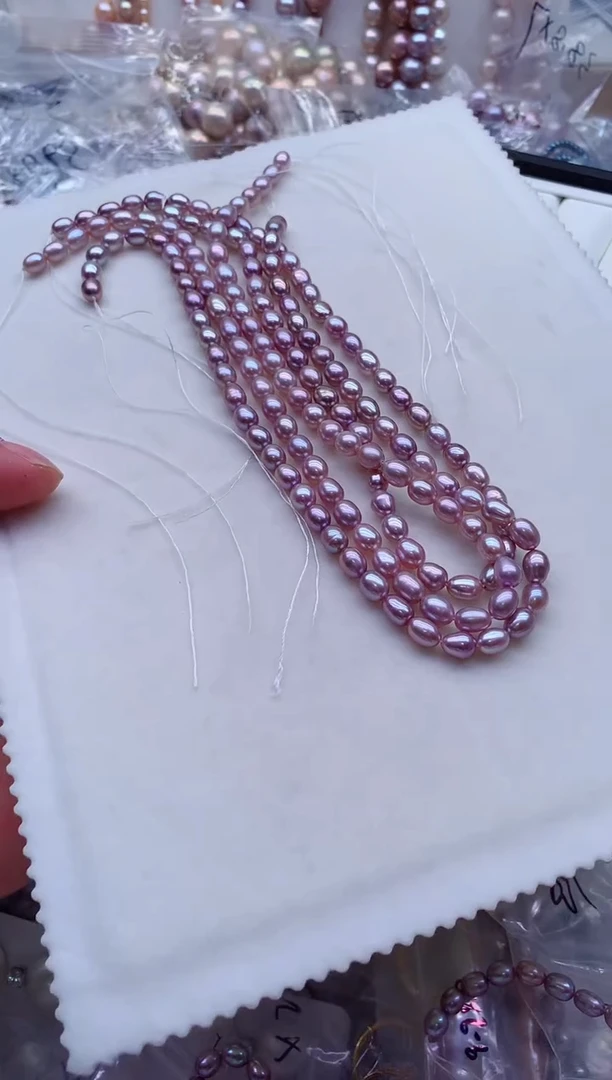 未镶嵌淡水珍珠裸珠无扣头多样性发其一，非无暇