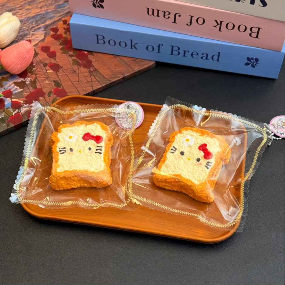 【Nibaile】kt吐司系列食品级手工捏捏解压玩具[默认微瑕 介意勿拍]