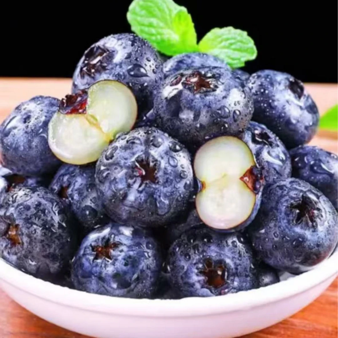 精选大果蓝莓 新鲜采摘脆甜爆汁 现摘现发 18-22mm 100g/盒 发8盒