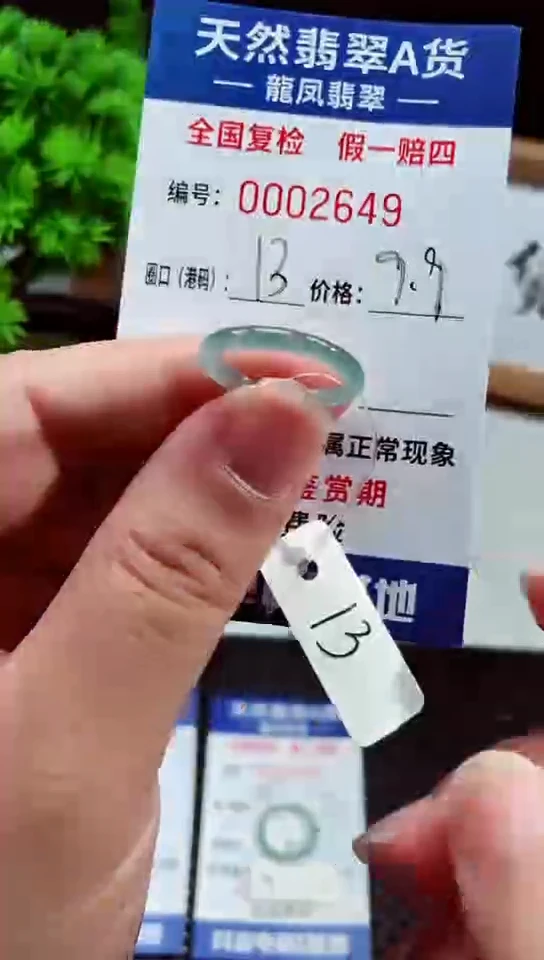 翡翠戒指未镶嵌2649