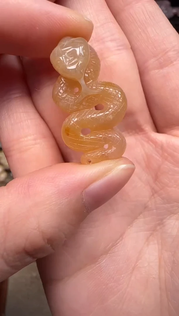 硅化珊瑚（珊瑚玉）未镶嵌颈饰784