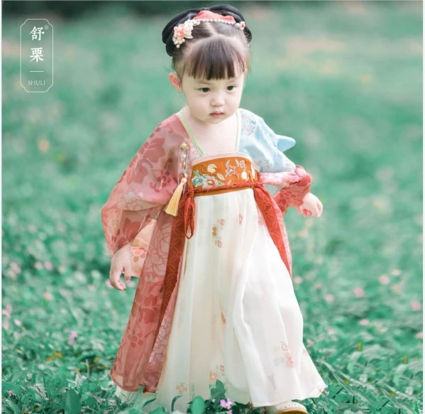 舒栗夏款小永嘉襦裙+披帛一件（150码 无售后）