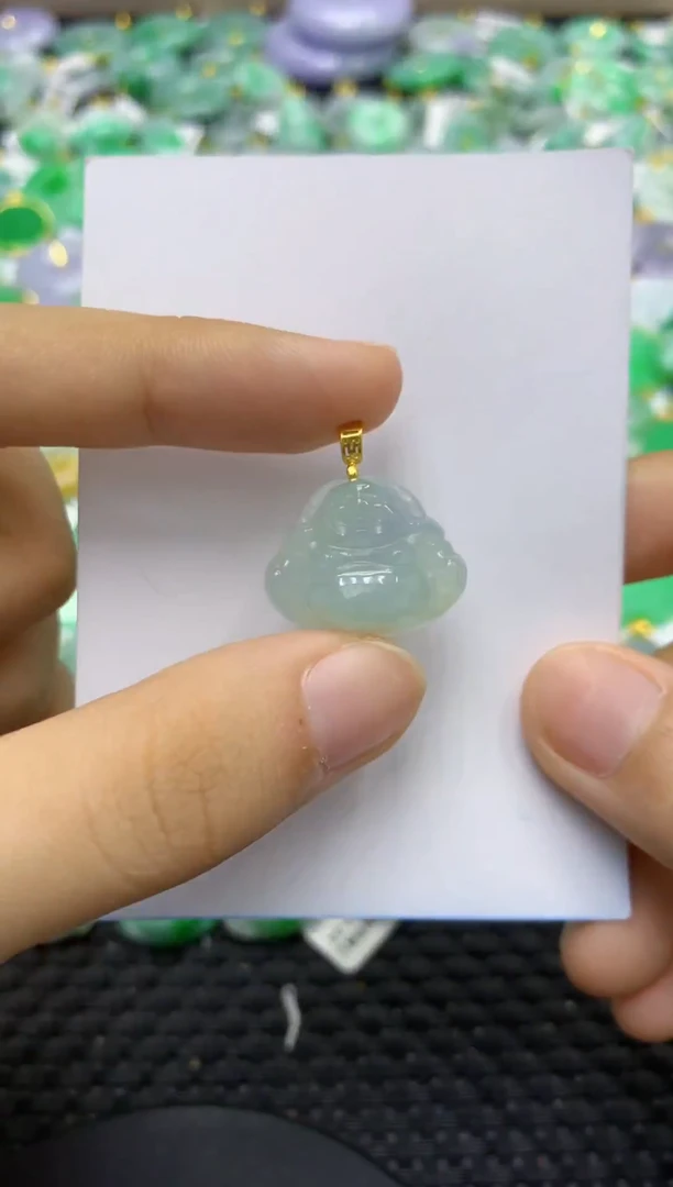 颈饰未镶嵌翡翠天然缅甸翡翠A货