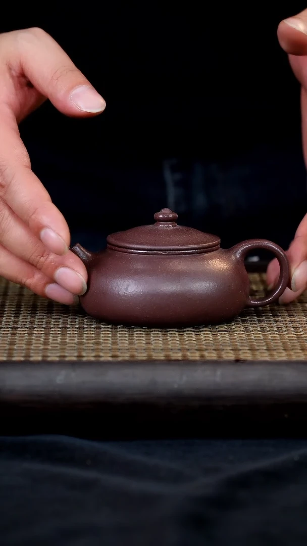 【闪购商品】紫砂茶壶紫泥寒江