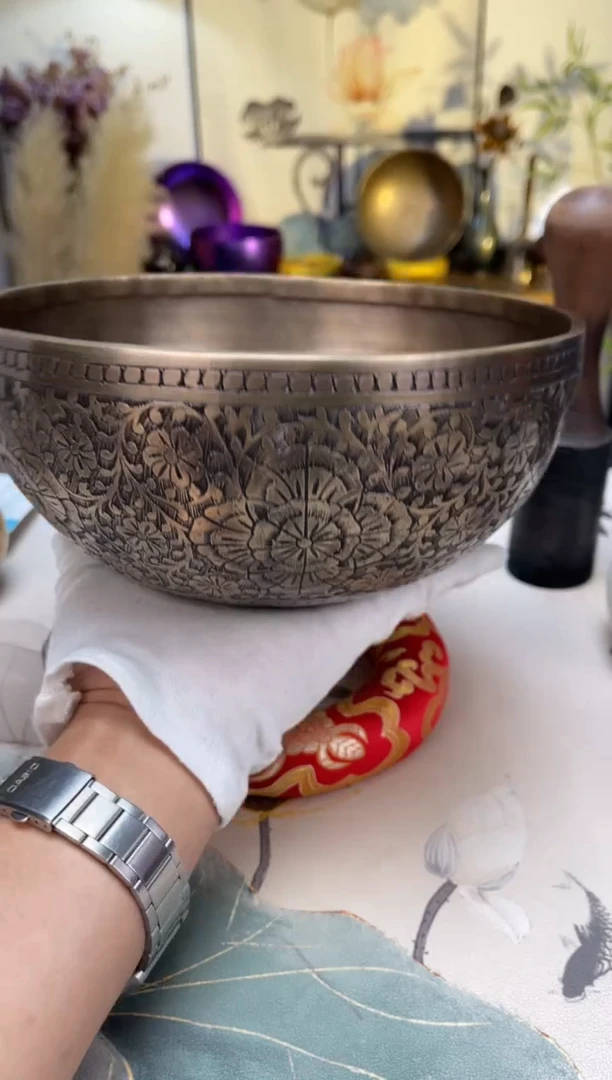 【闪购商品】手雕颂钵口径22CM-F调（无配件）