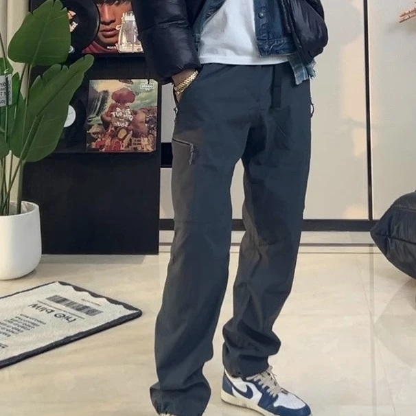 户外三防软壳直筒冲锋裤工装裤1