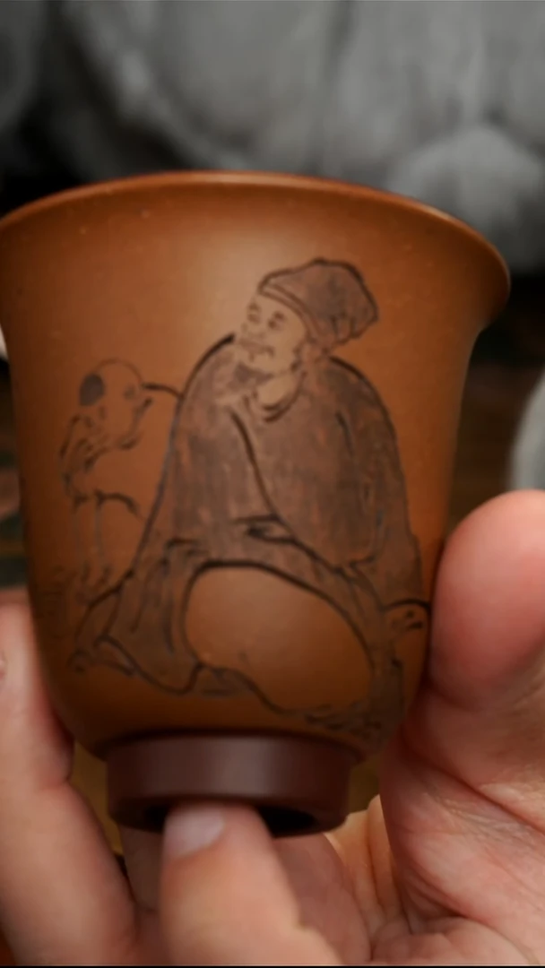 茶壶紫砂老者杯杯