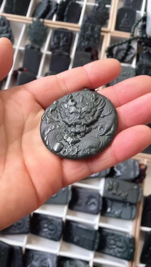 【闪购商品】和田玉吊坠(不含链)未镶嵌圆龙