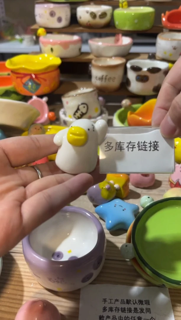 249手绘釉下彩微瑕陶瓷