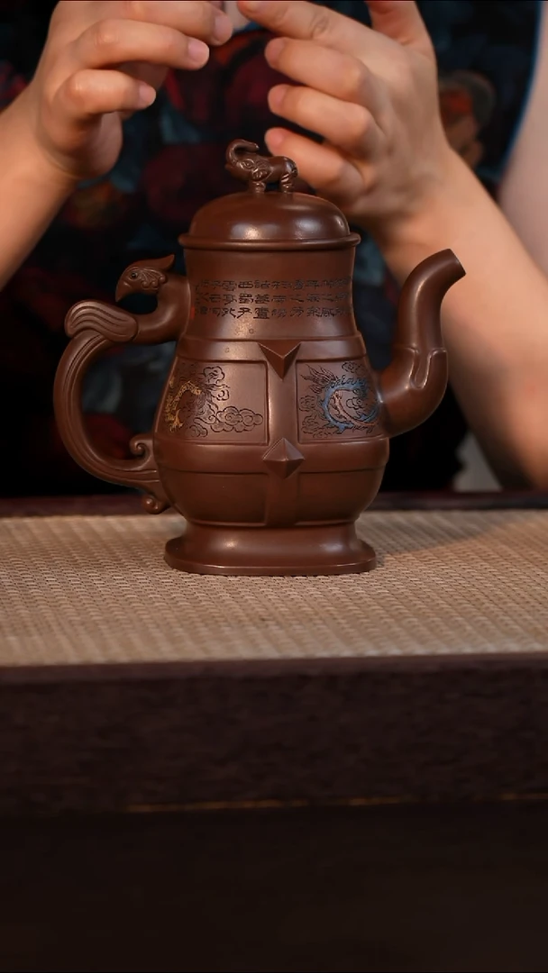 茶壶紫砂紫泥 500cc