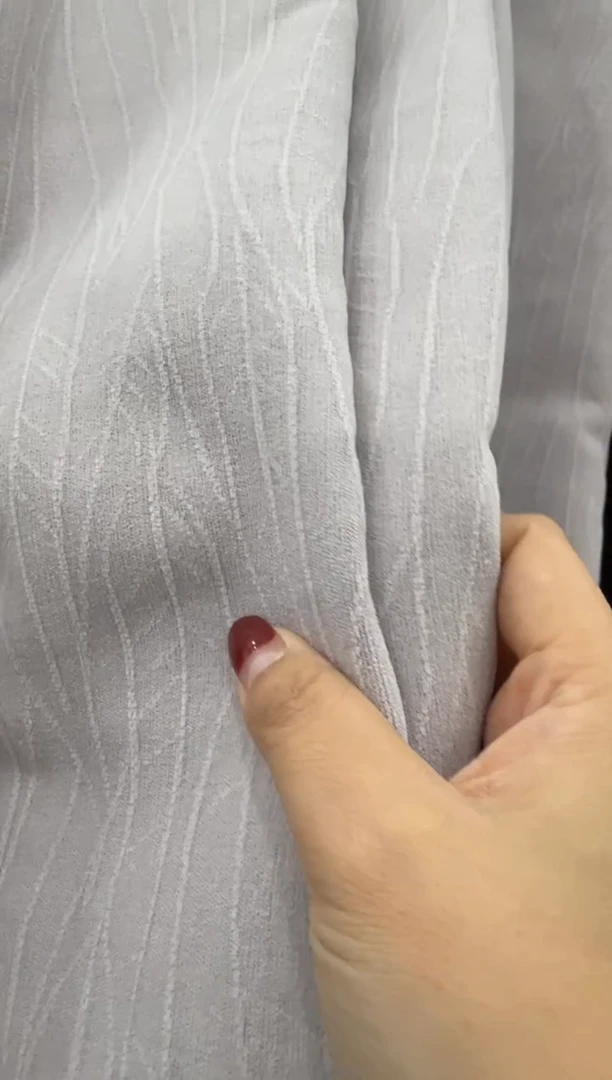 涤纶麦子成品窗帘