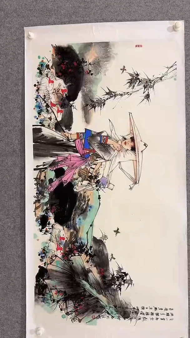 国画刘向平-8.7平尺-国画作品
