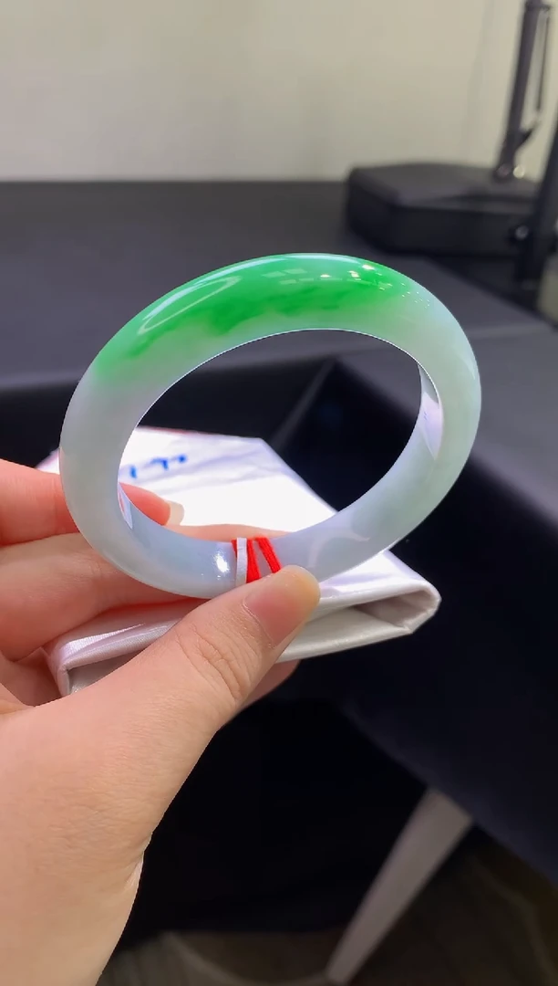 未镶嵌手镯翡翠H66-58圈口- 正圈  -全款40万-定金2万