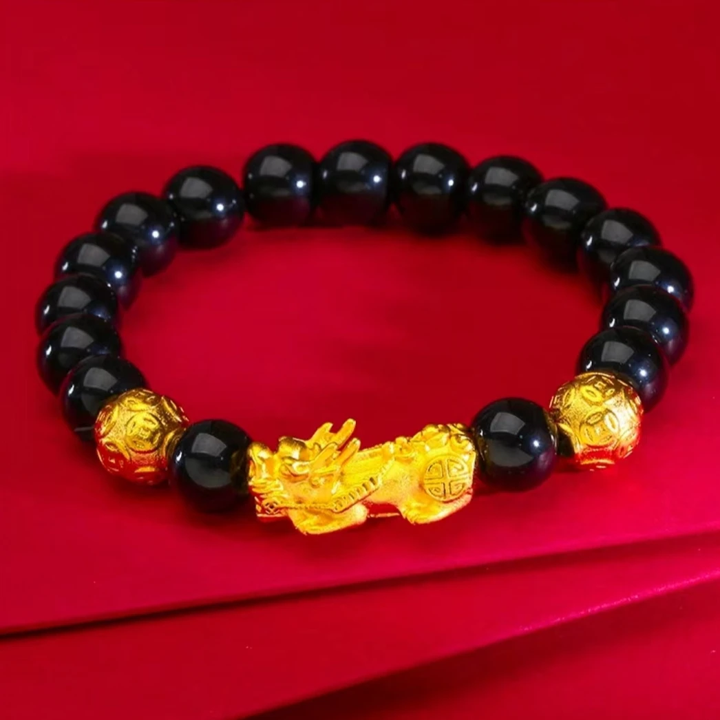 合金手链 【貔貅手链手饰】男士时尚霸气轻奢精美白色情侣男士手链