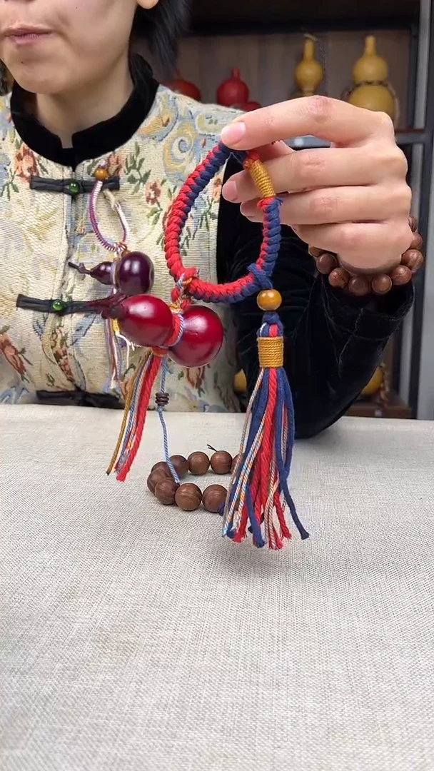 035---大漆小葫芦包挂