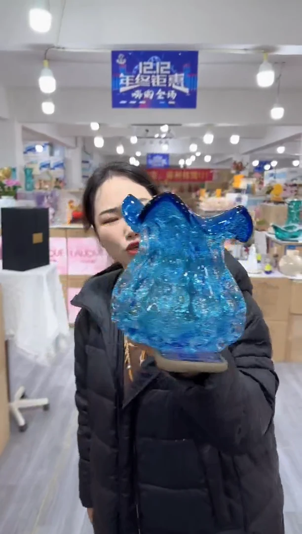 【闪购商品】琉璃简屿花器X-品13