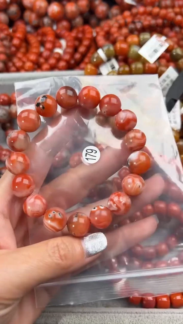 未镶嵌手串南红玛瑙12+