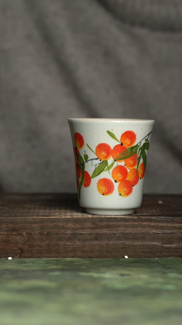 【闪购商品】杯青诗手工手绘瓷器