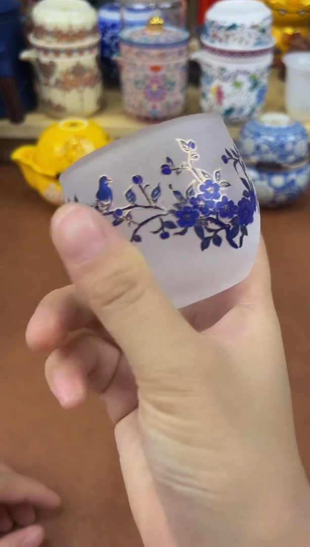陶瓷茶具摆件旅行套组