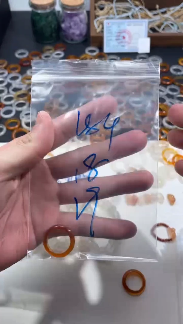 【闪购商品】玛瑙/玉髓戒指未镶嵌184