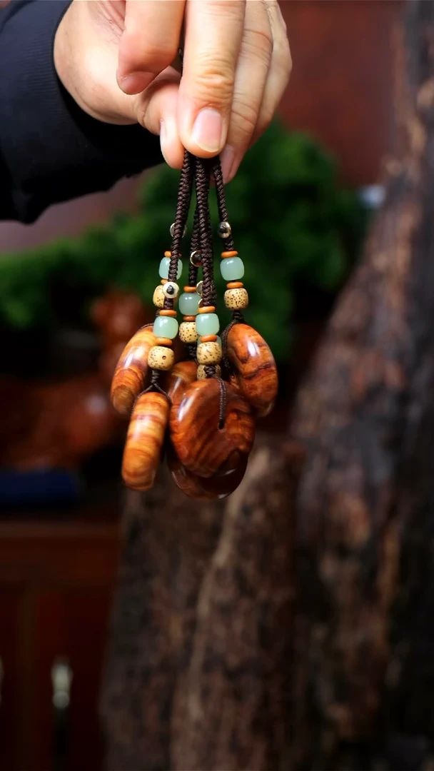 【闪购商品】黄花梨/降香黄檀吊坠平安扣多样性发一