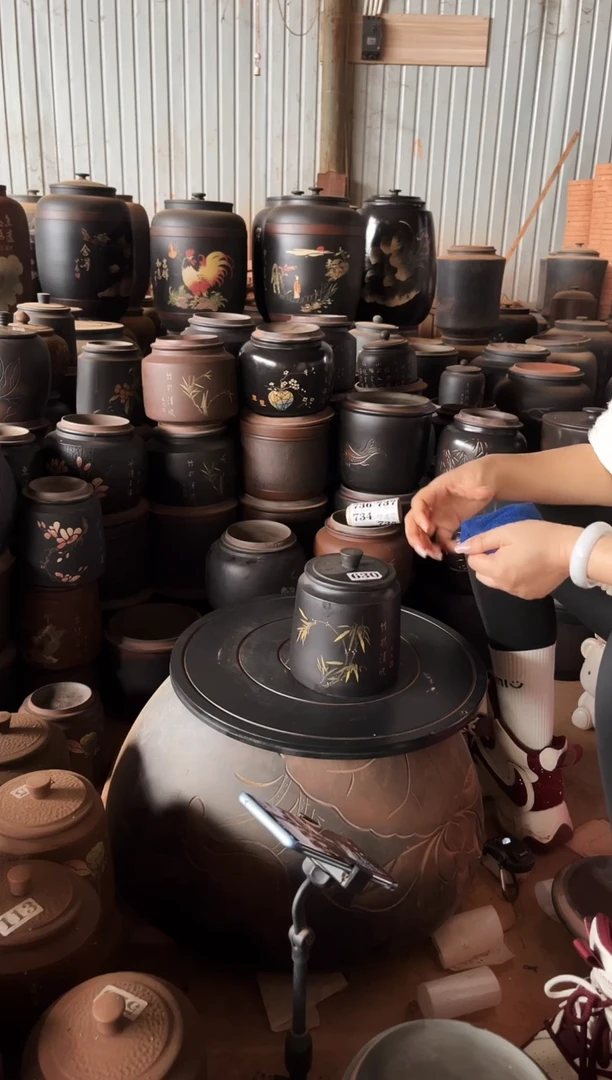 【闪购商品】壶瑕疵茶叶罐 黑色100克  630