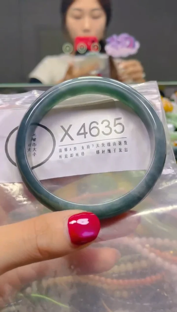 颈饰未镶嵌翡翠62-63/X/翡翠A货，一件也是批发价