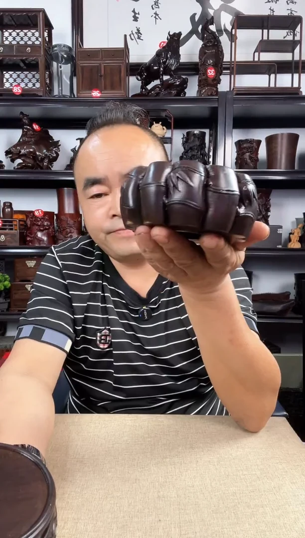 木竹节圆老李红木工艺品