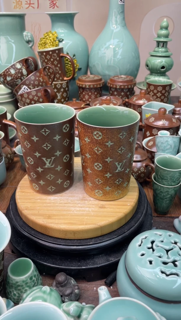 瓷特价福利 微瑕 慧仙青瓷