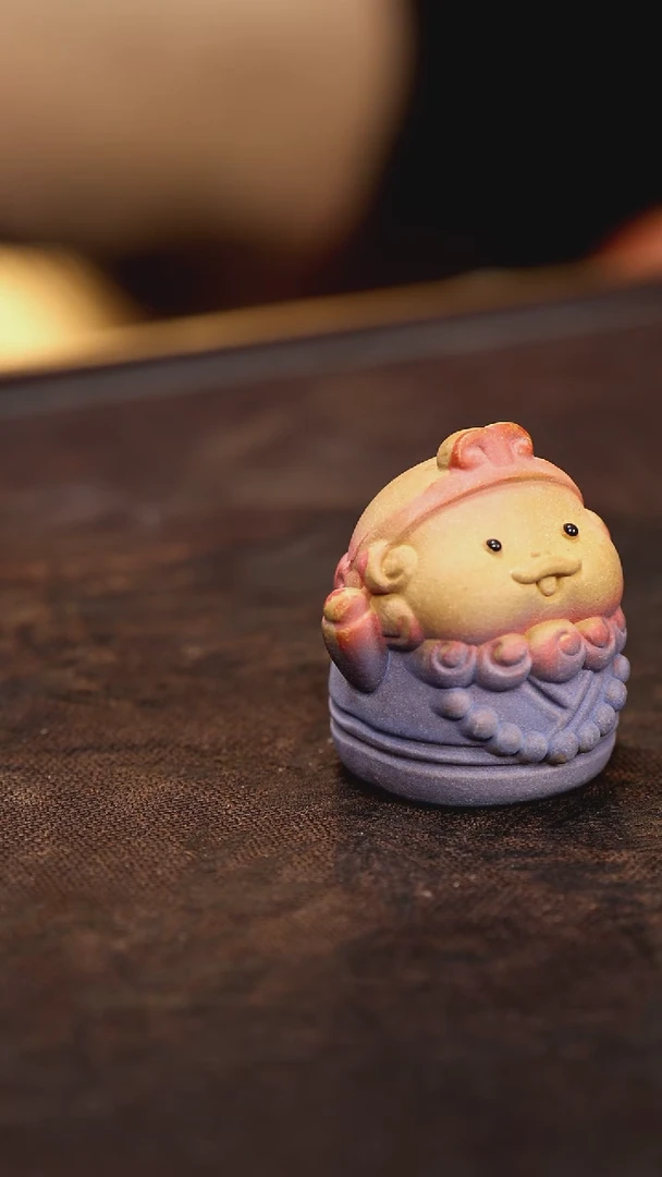 紫砂茶宠小沙和尚