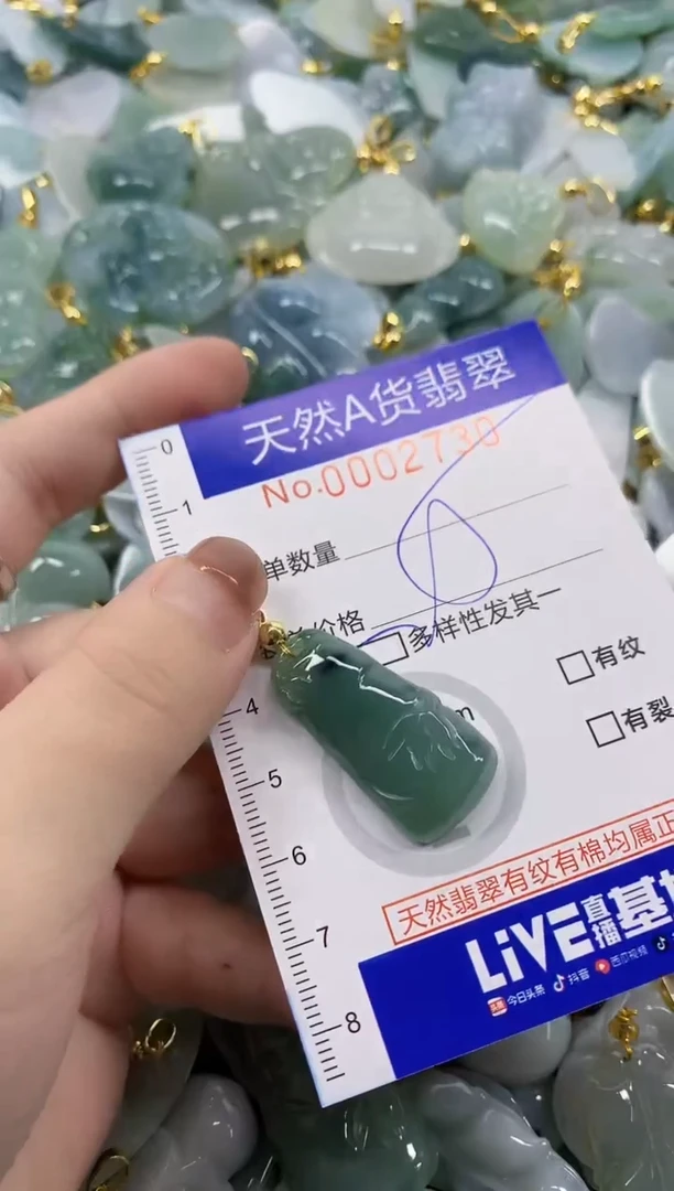 颈饰未镶嵌翡翠天然A货翡翠