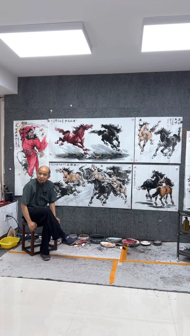 国画三**二钟馗 带收藏证书120x60