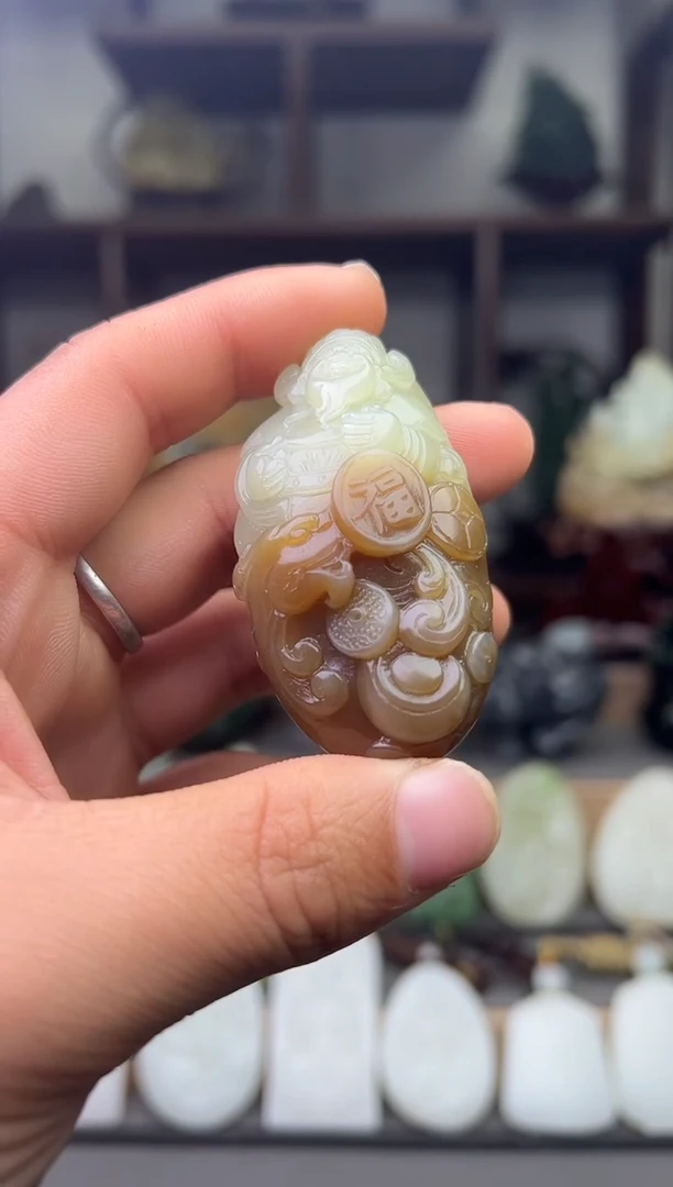 【闪购商品】和田玉把件未镶嵌吊坠