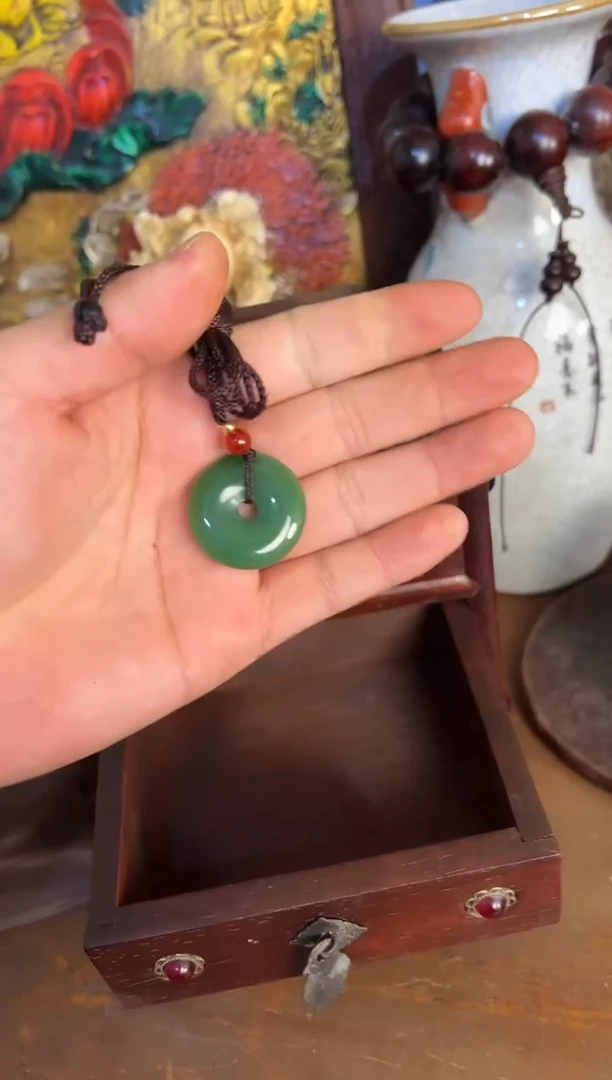 滴血莲花菩提手串碧