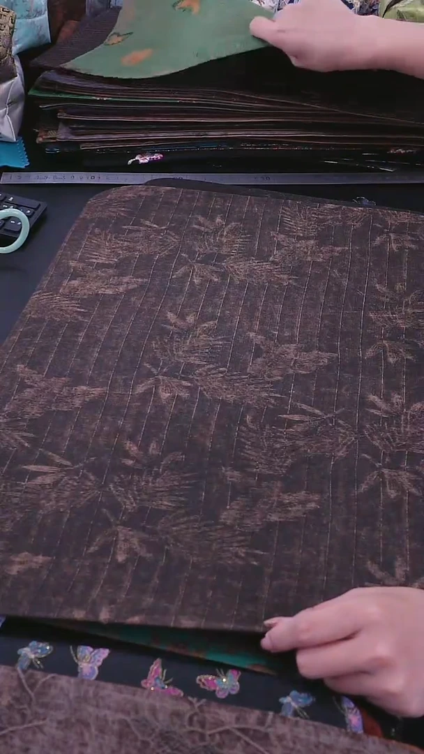 66+36香云纱系列蕉叶纹系列