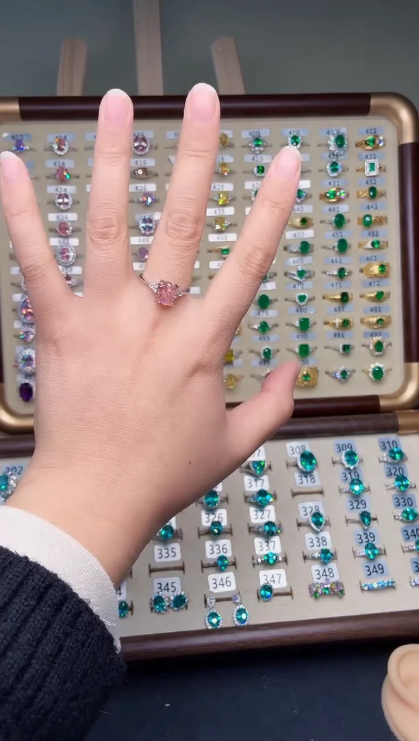 无925银 925银 帕帕拉恰彩色系列轻奢女神款式