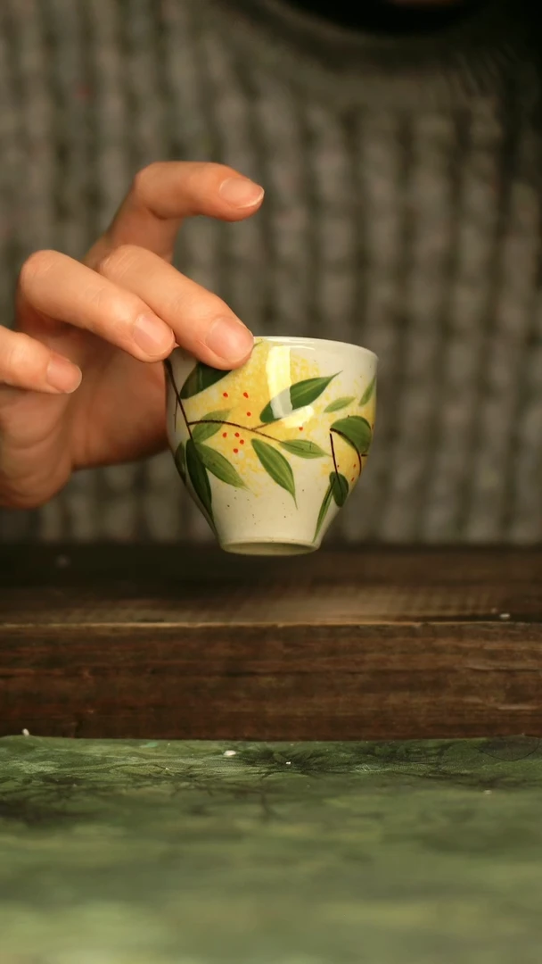瓷器青诗集手工手绘瓷器